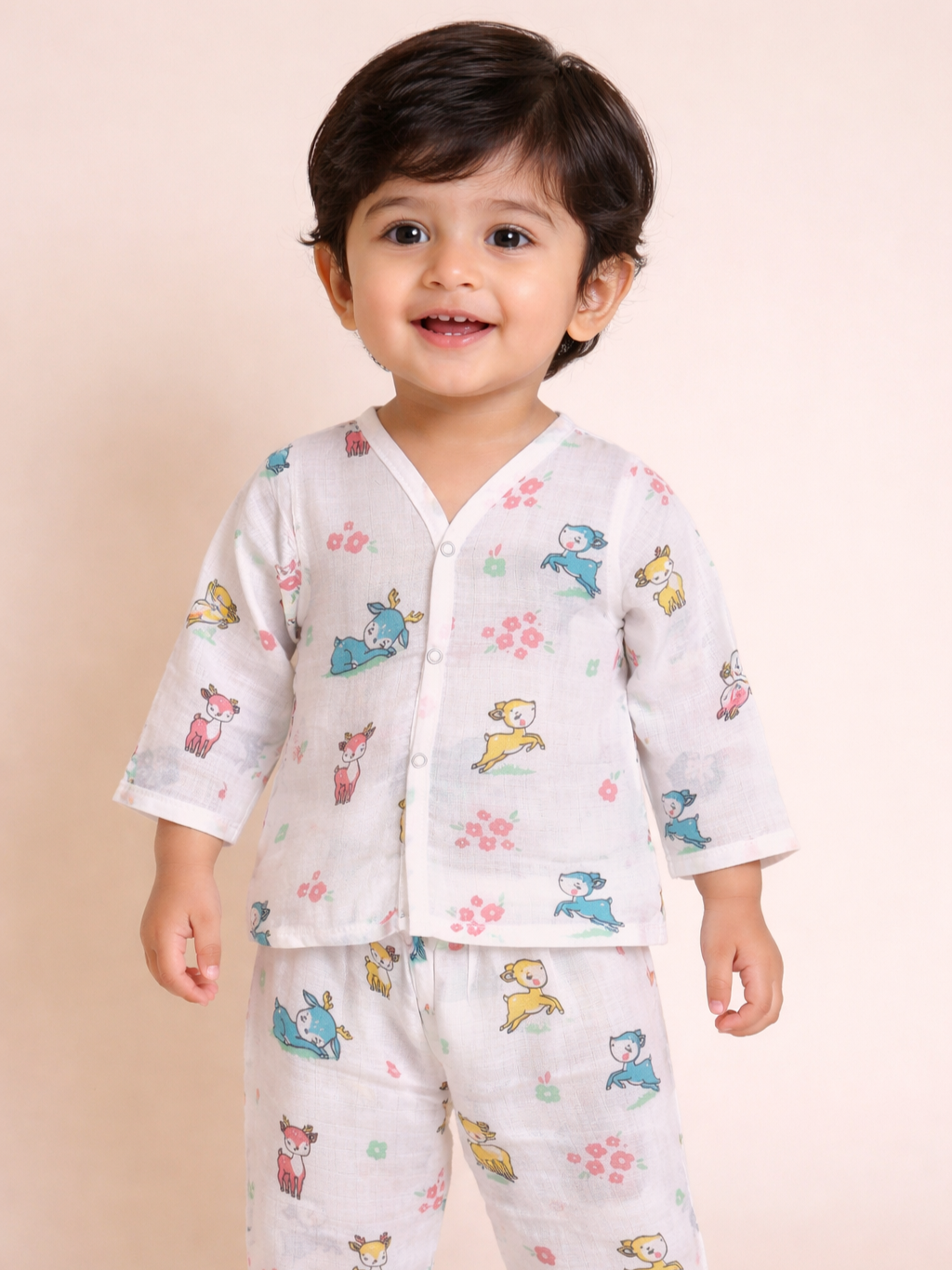 Organic muslin children pajama set