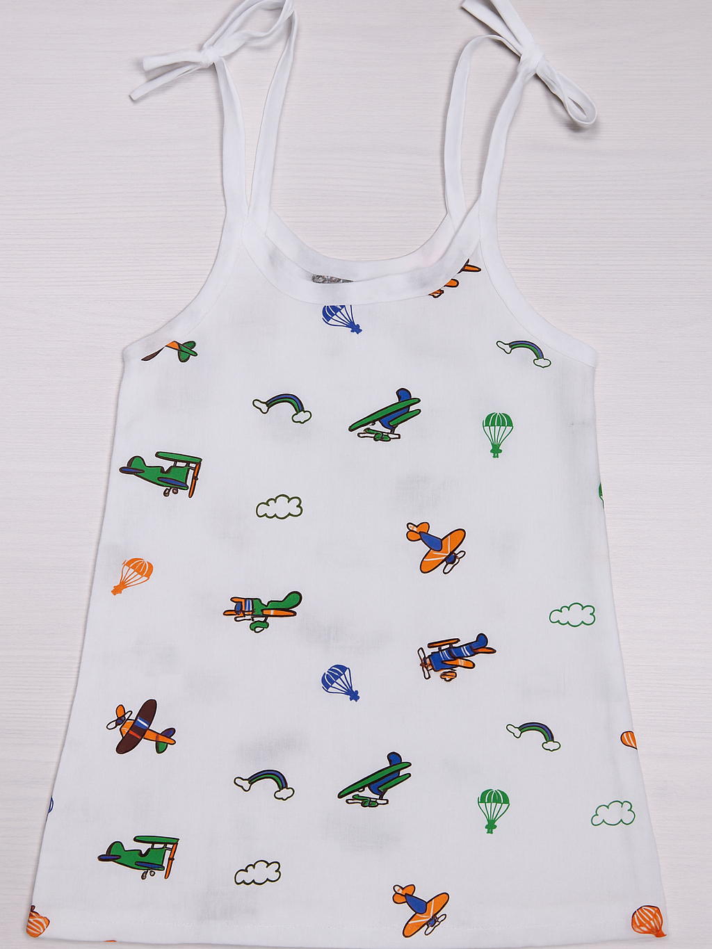 Knot organic cotton baby frock