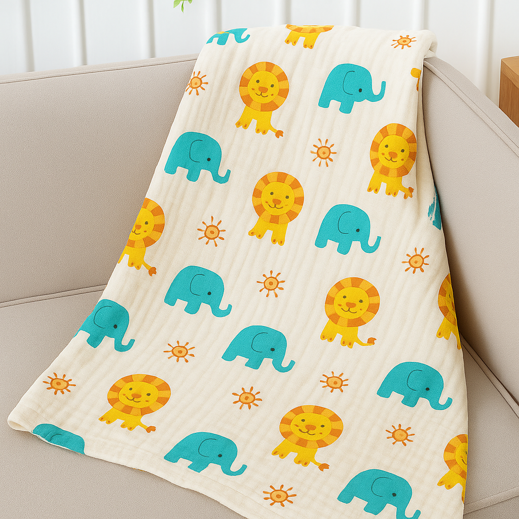 Organic Muslin Baby Swaddle