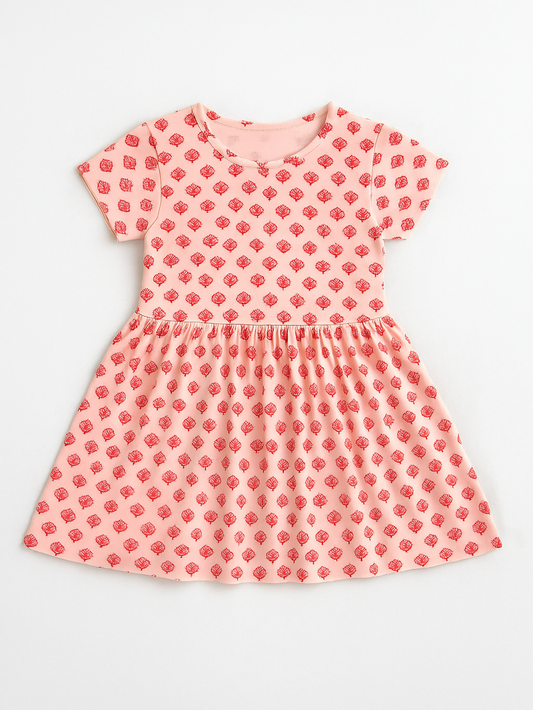 Short-Sleeve Casual Summer Frock