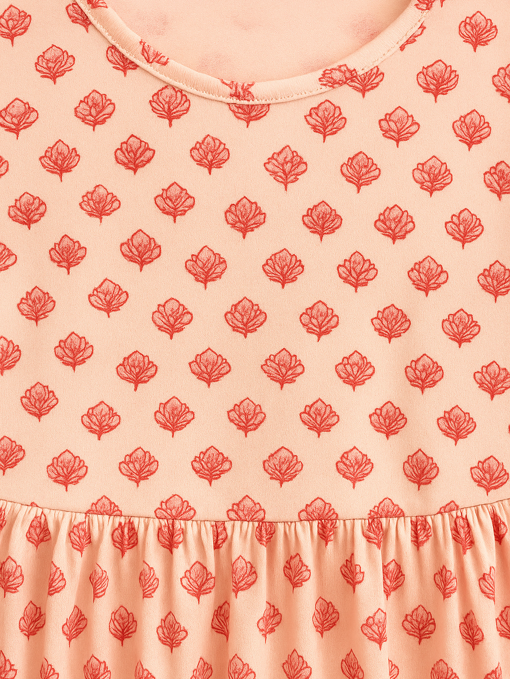 Red Floral Frock