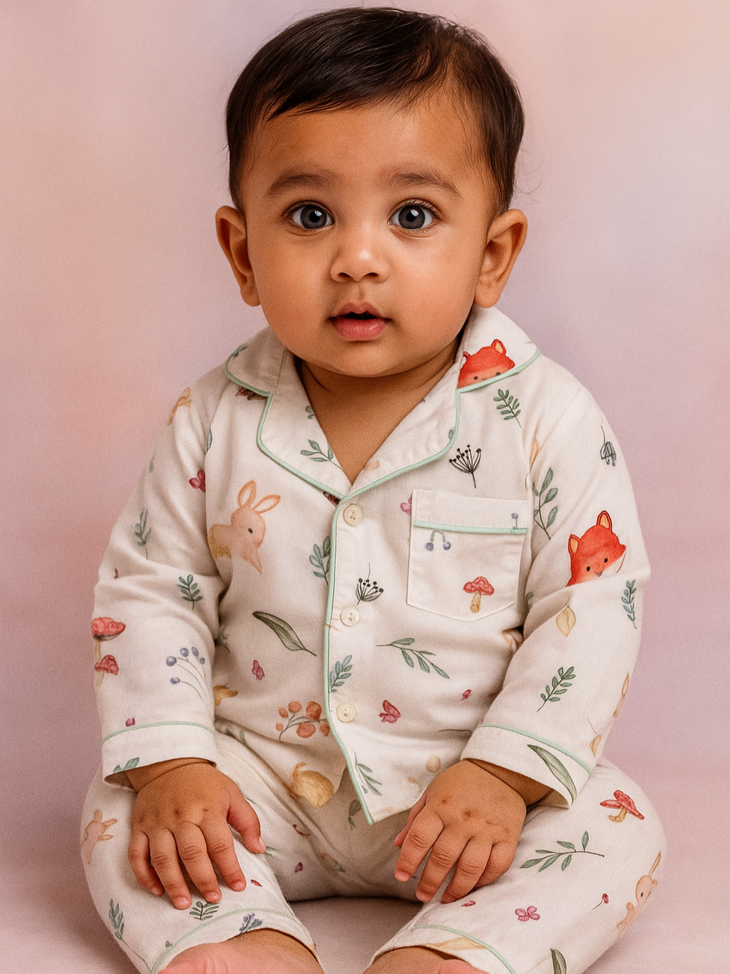 Forest Friends baby Pajama Set