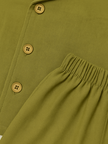 Organic Linen boy Co-Ord set