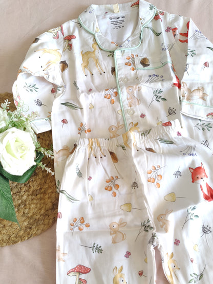 Organic Serengeti Pajama Set For Kids