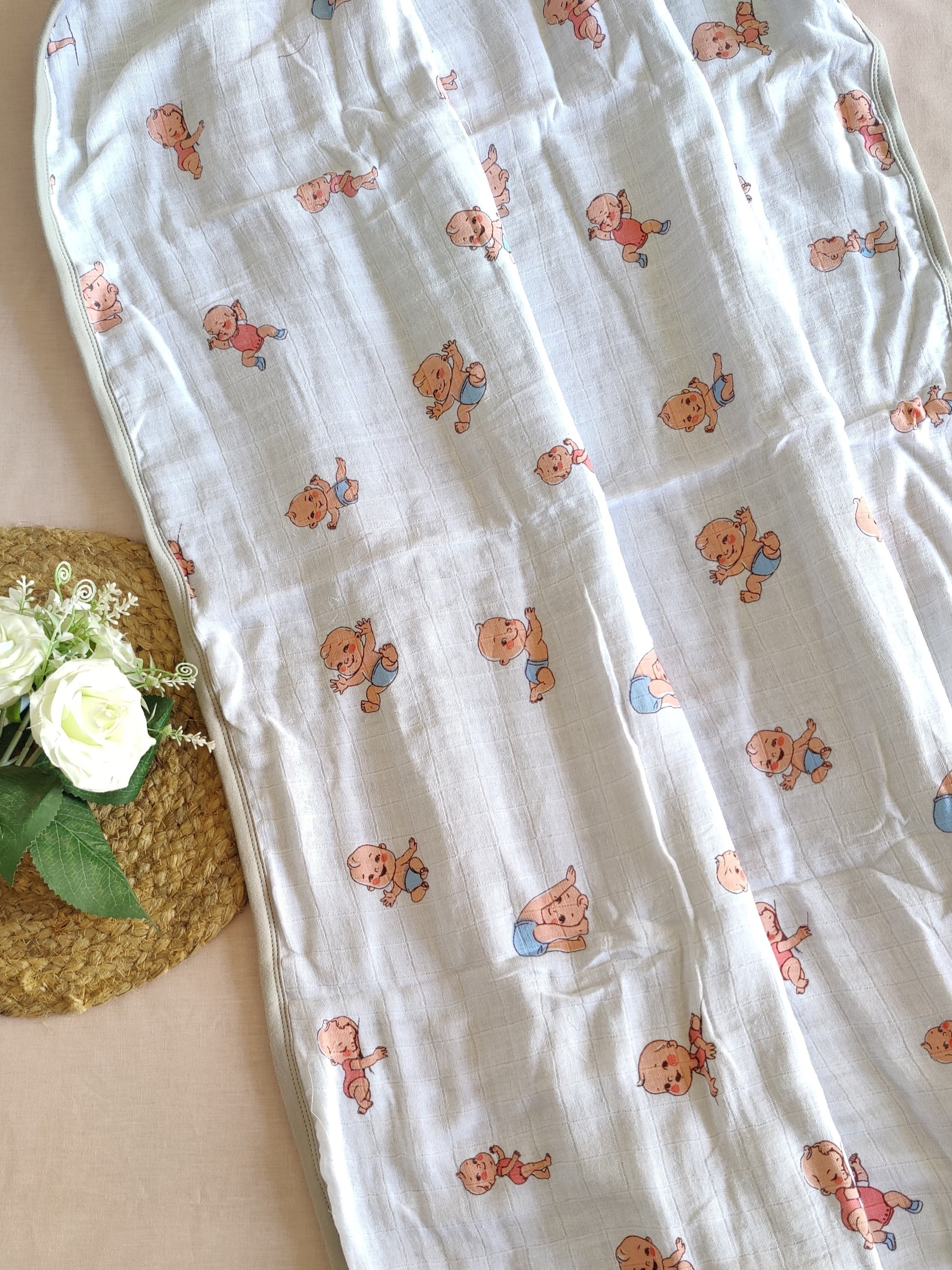 Organic Muslin Baby Quilt