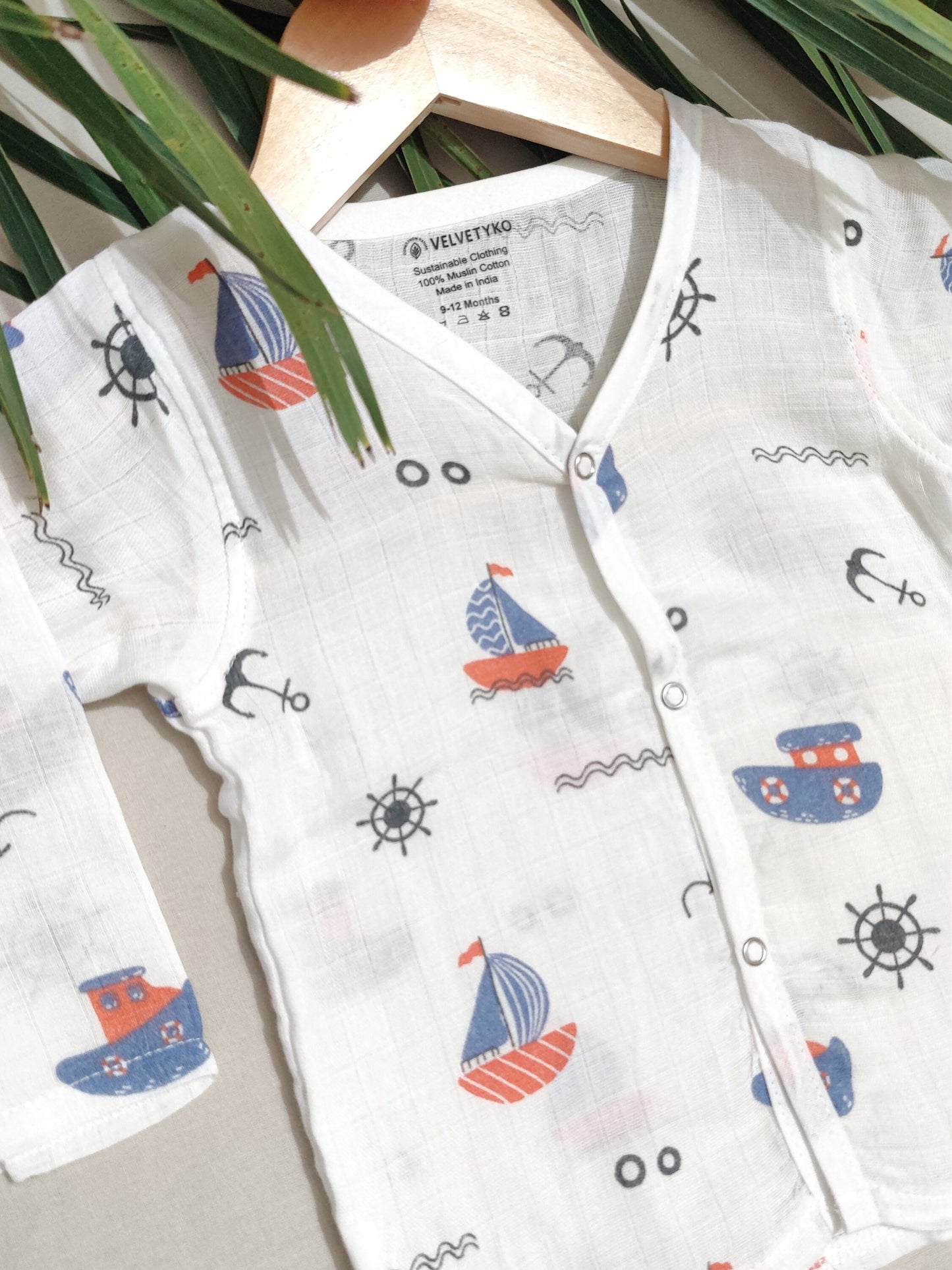 organic muslin baby jhabla