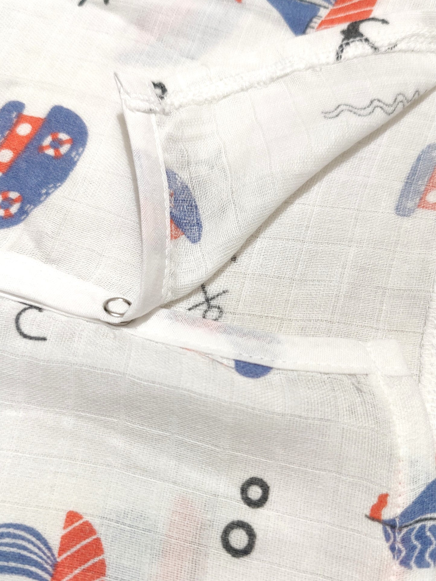 organic muslin baby shirt