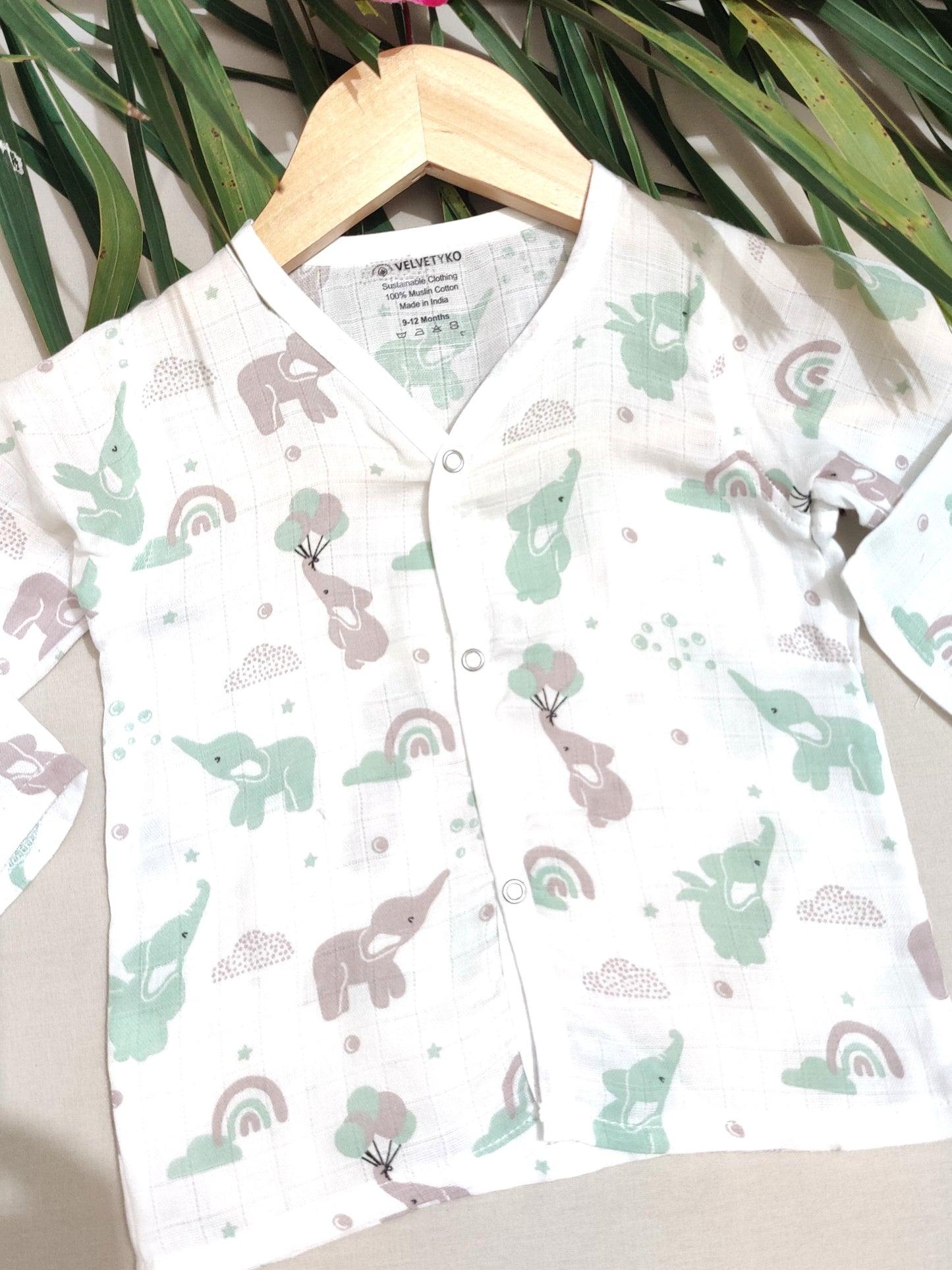 organic muslin baby jhabla