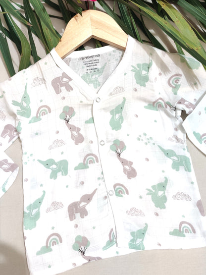 organic muslin baby jhabla