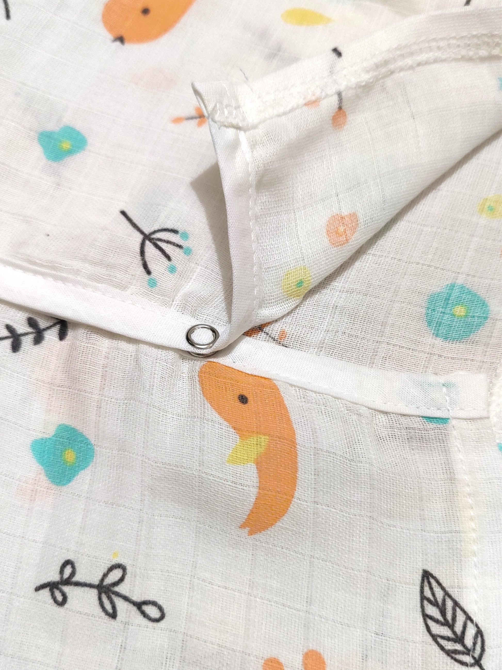 organic muslin cotton baby jhabla