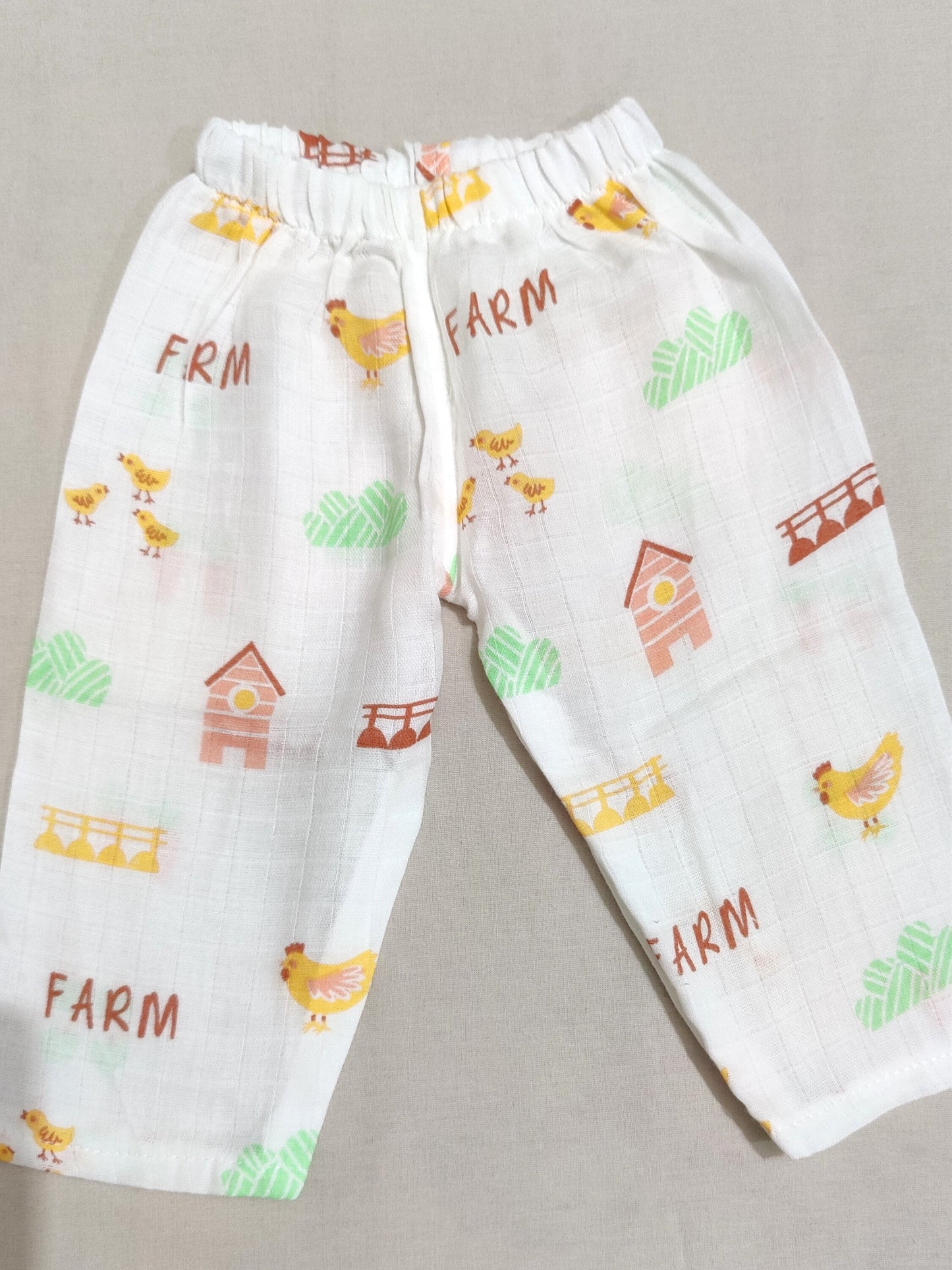 organic muslin baby pajama 