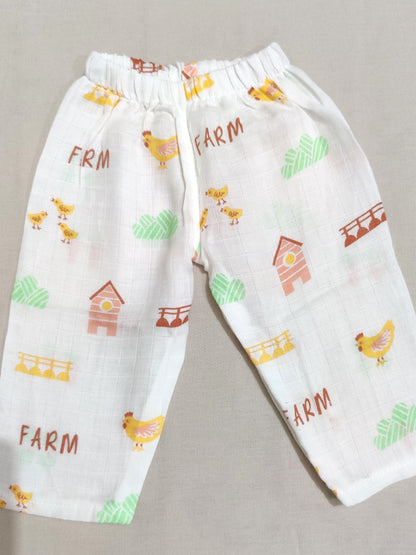 organic muslin baby pajama 