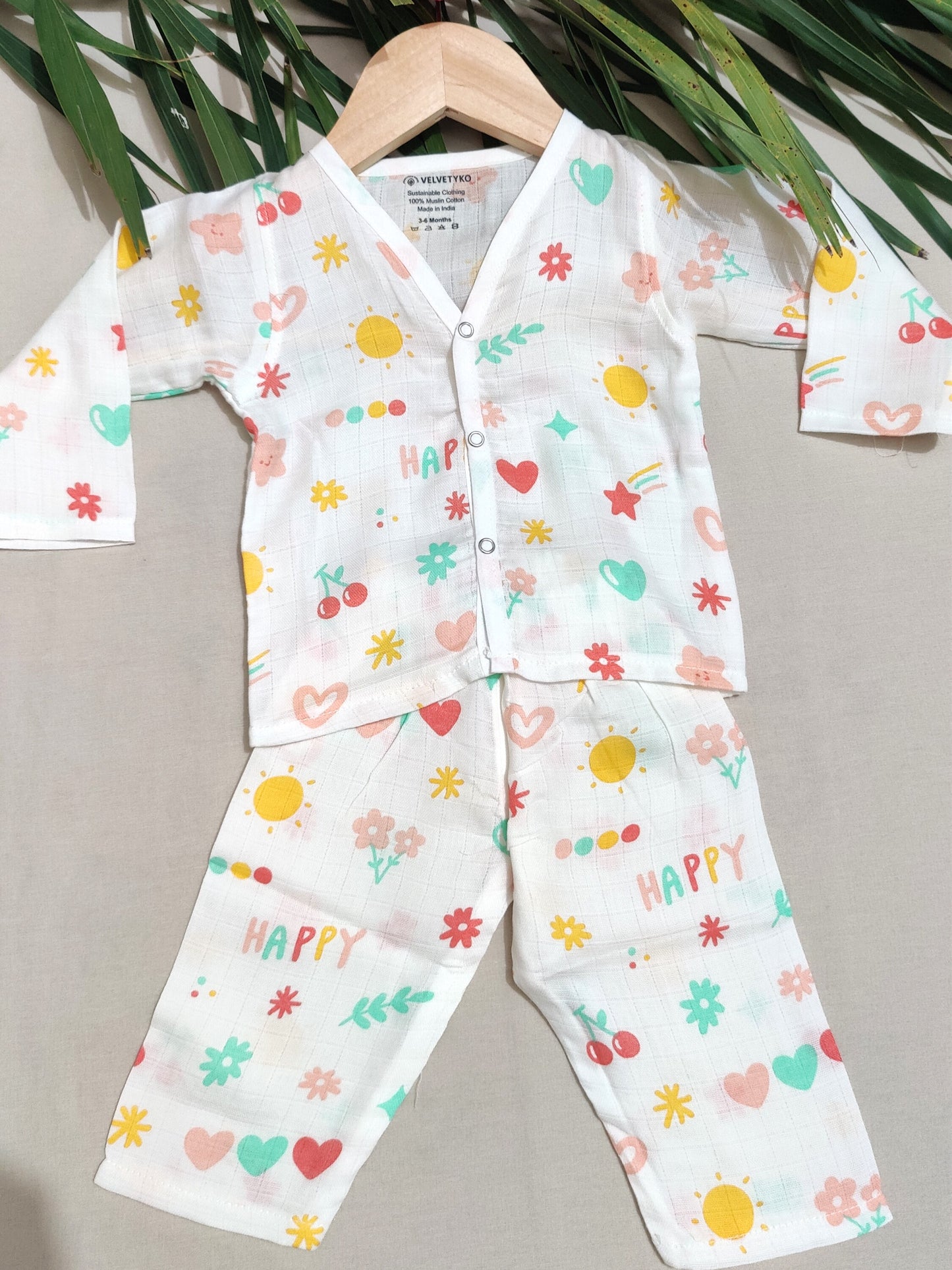 organic muslin baby nightwear