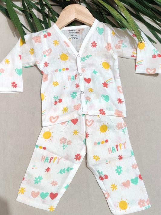 organic muslin baby nightwear