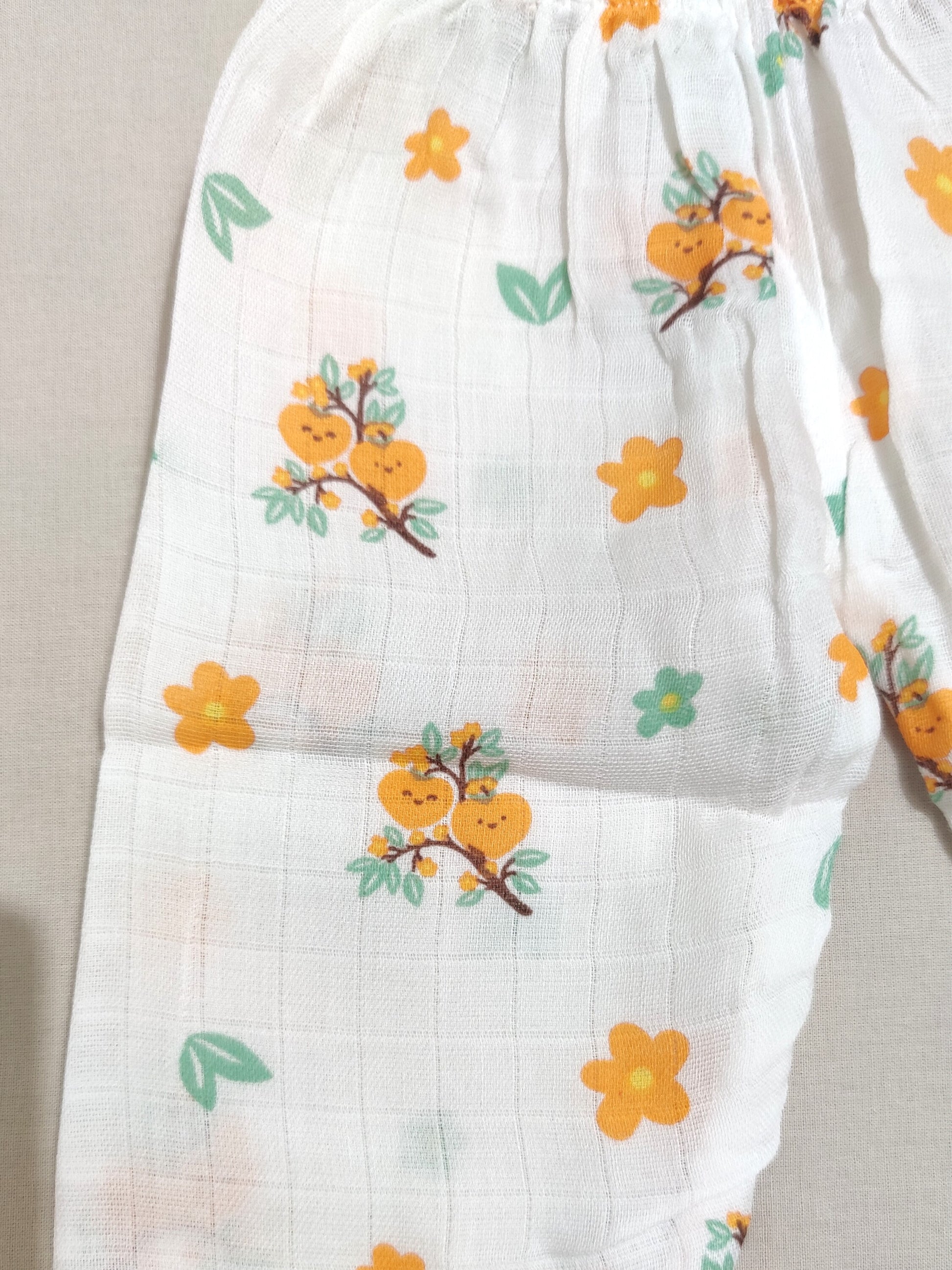 organic muslin baby pajama