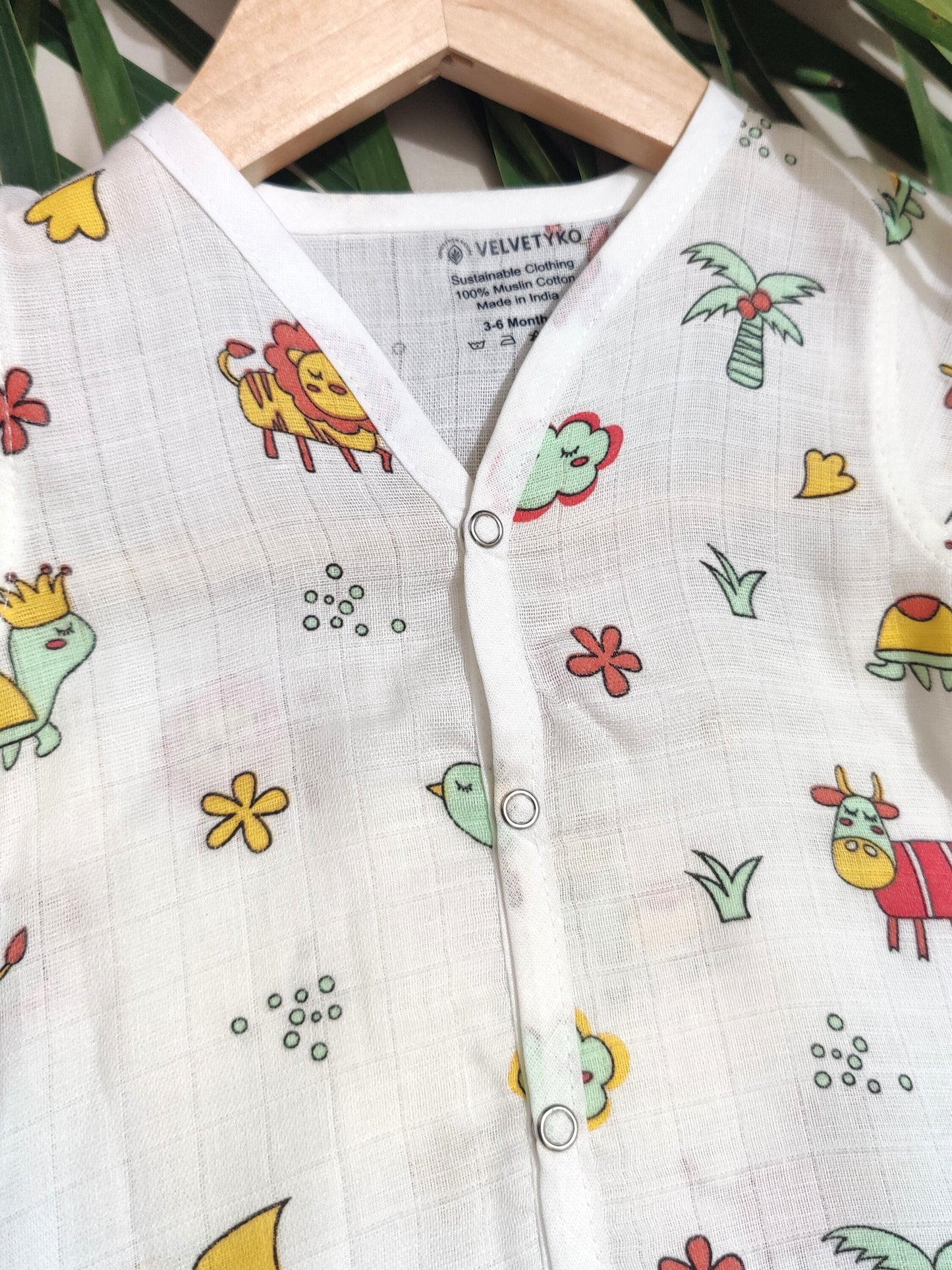 organic muslin baby jhabla