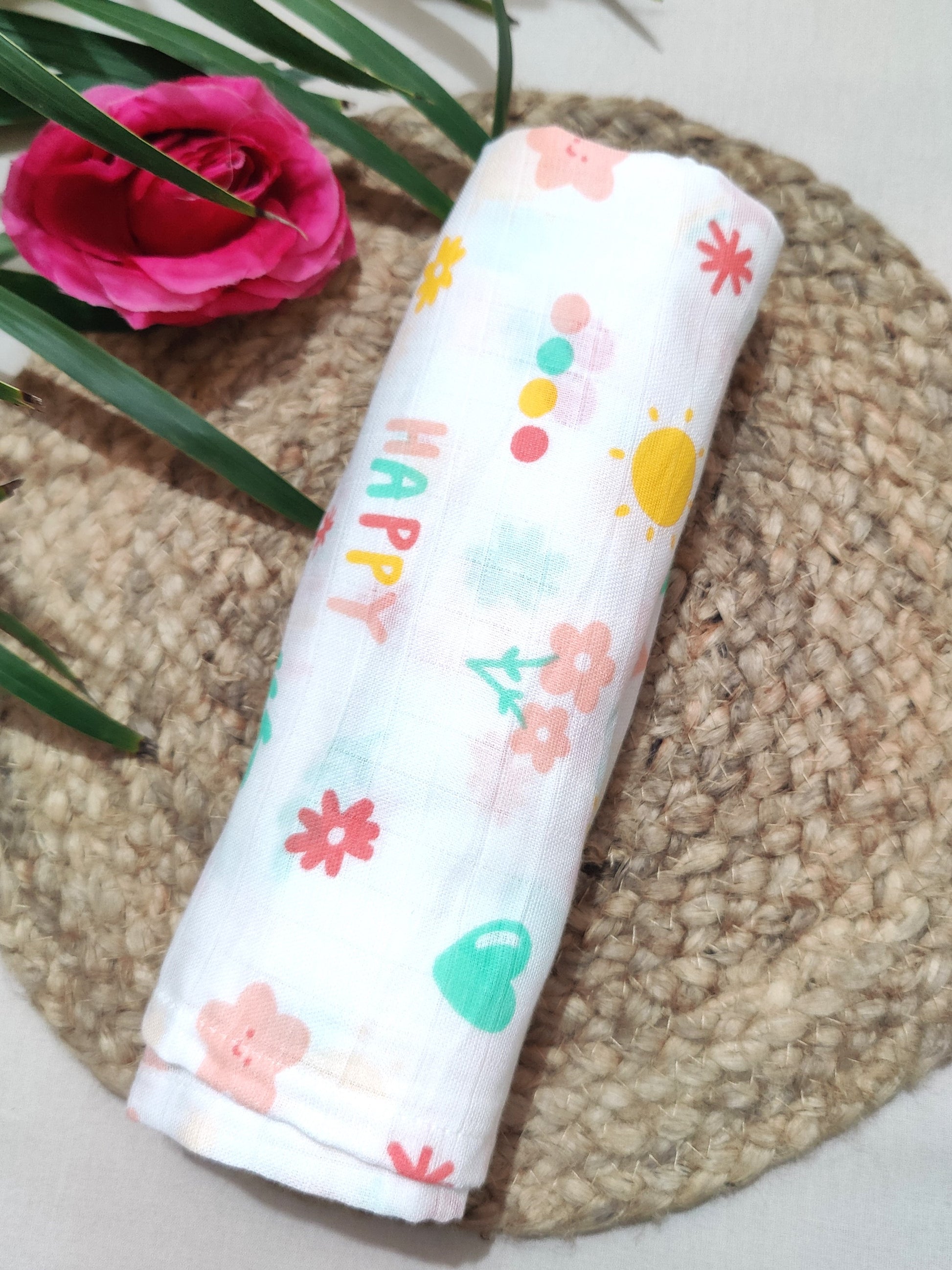 Playful Happy baby swaddle