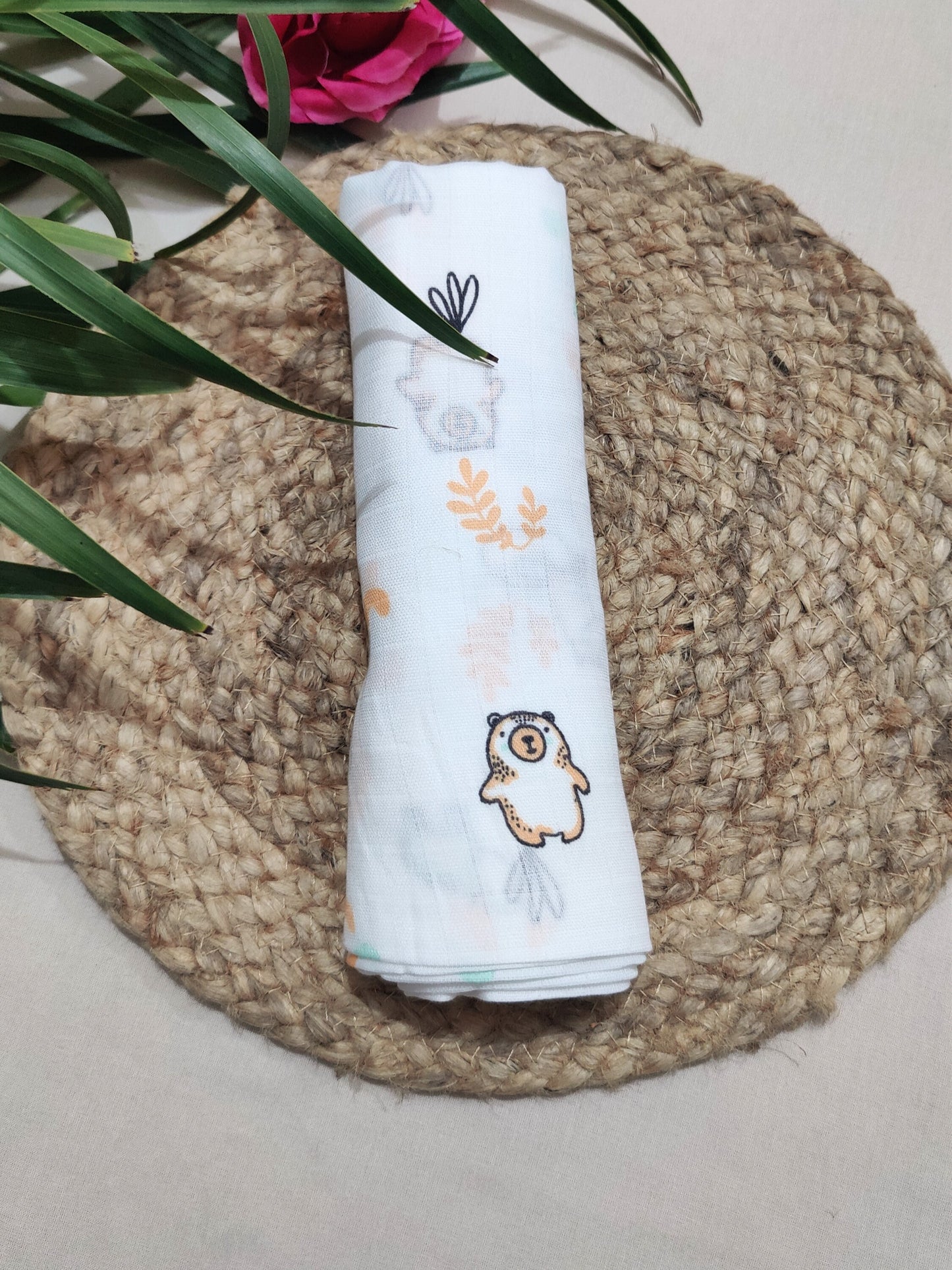 supersoft organic muslin swaddle