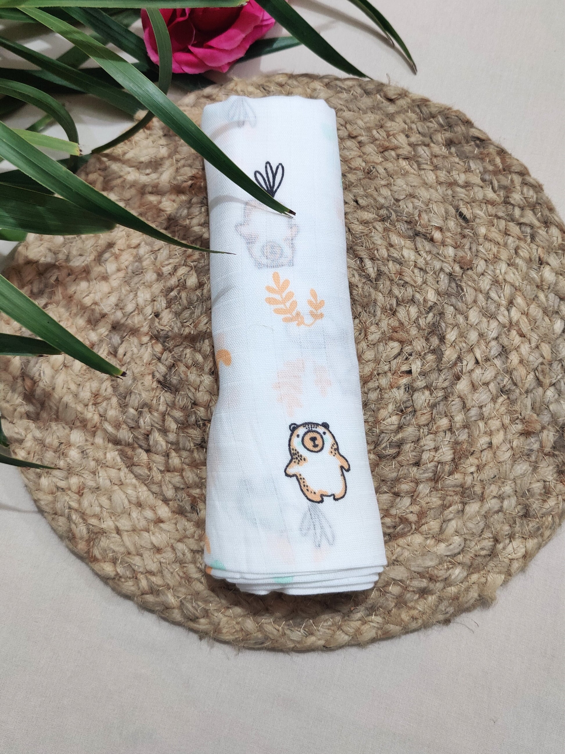 supersoft organic muslin swaddle