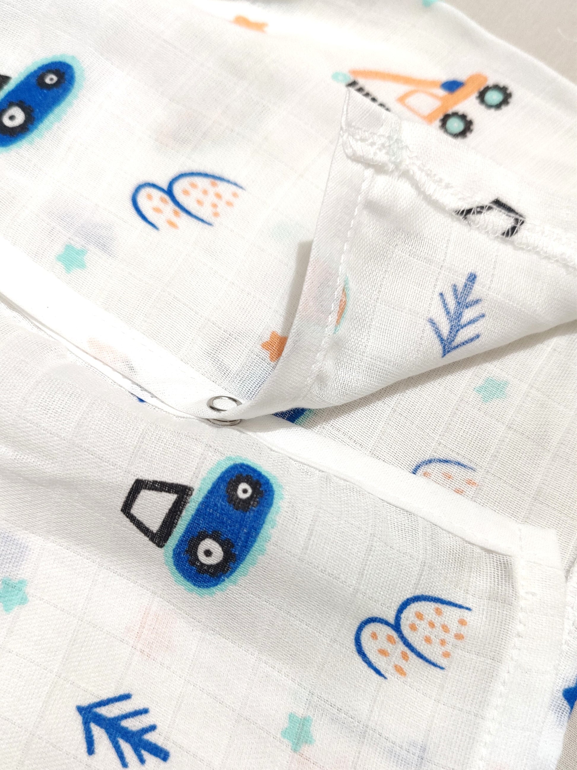 organic muslin baby shirt